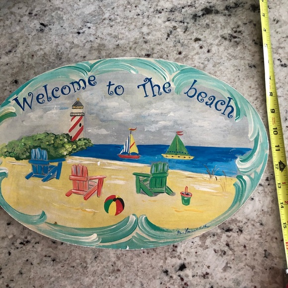 Welcome to the beach wall decor - Picture 3 of 6